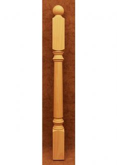 Dreveny stlp zabradlia B117K