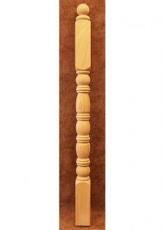 Dreveny stlp zabradlia B154K