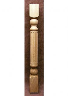 Dreveny stlp zabradlia KN03