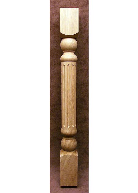 Dreveny stlp zabradlia KN03