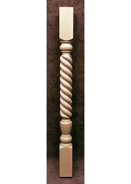Dreveny stlp zabradlia LJ03