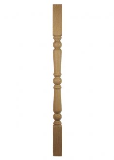 Dreveny stlp zabradlia VJ01