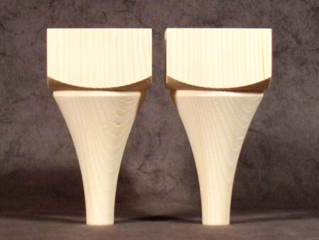 Drevená nábytková noha rovnakého štýlu ako drevená stolová noha, GM43
